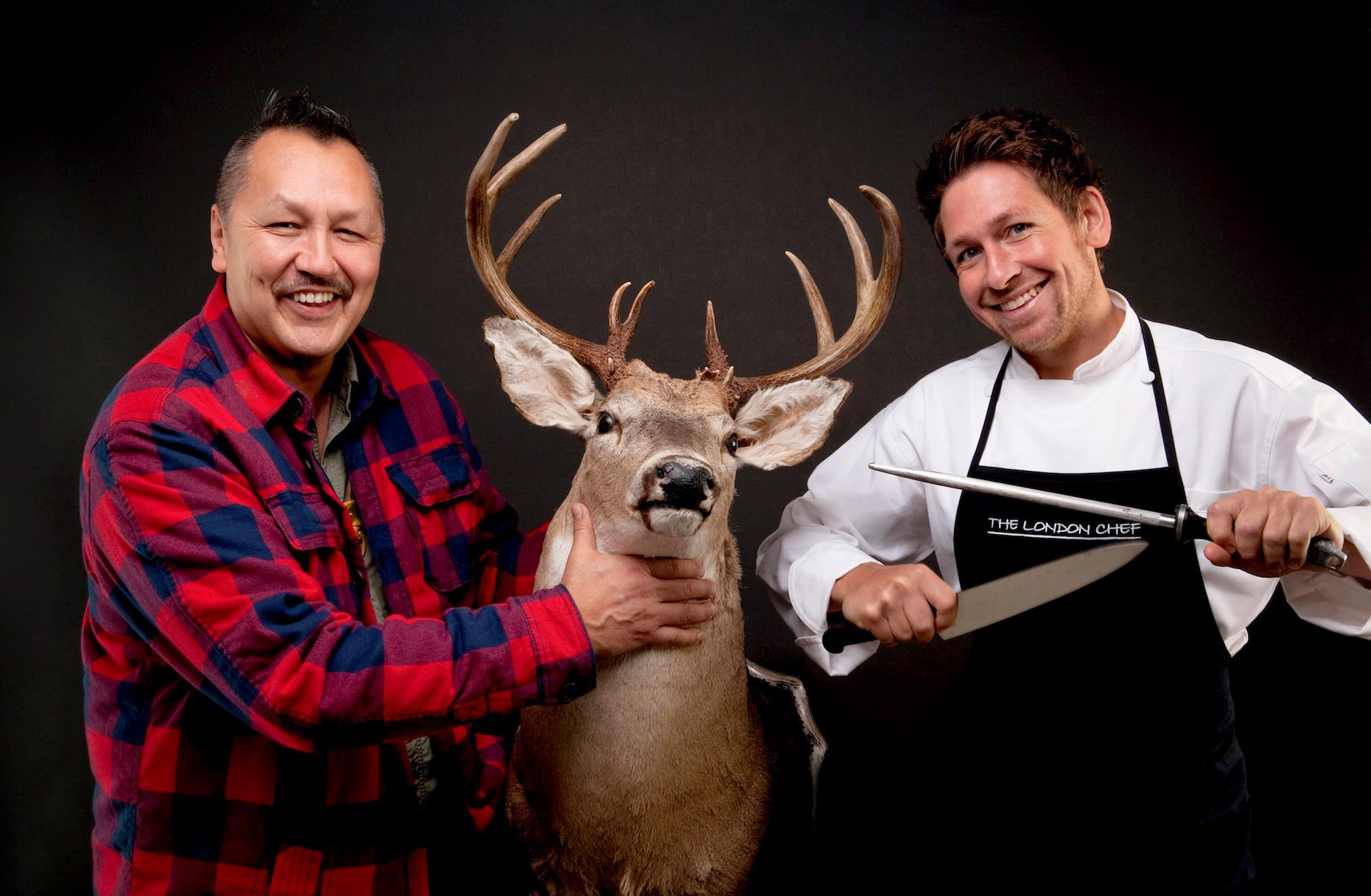 First Nations bush cook prepared moose meat this summer at Spirit Ridge