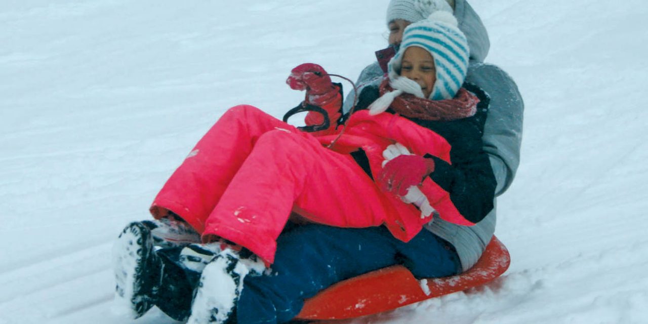Lots of snow at Baldy for Family Toboggan Party