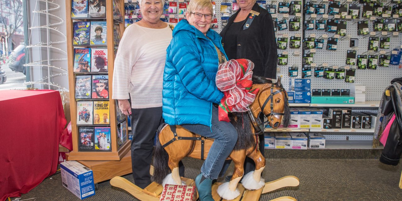 Soroptimist rocking horse raffle winner