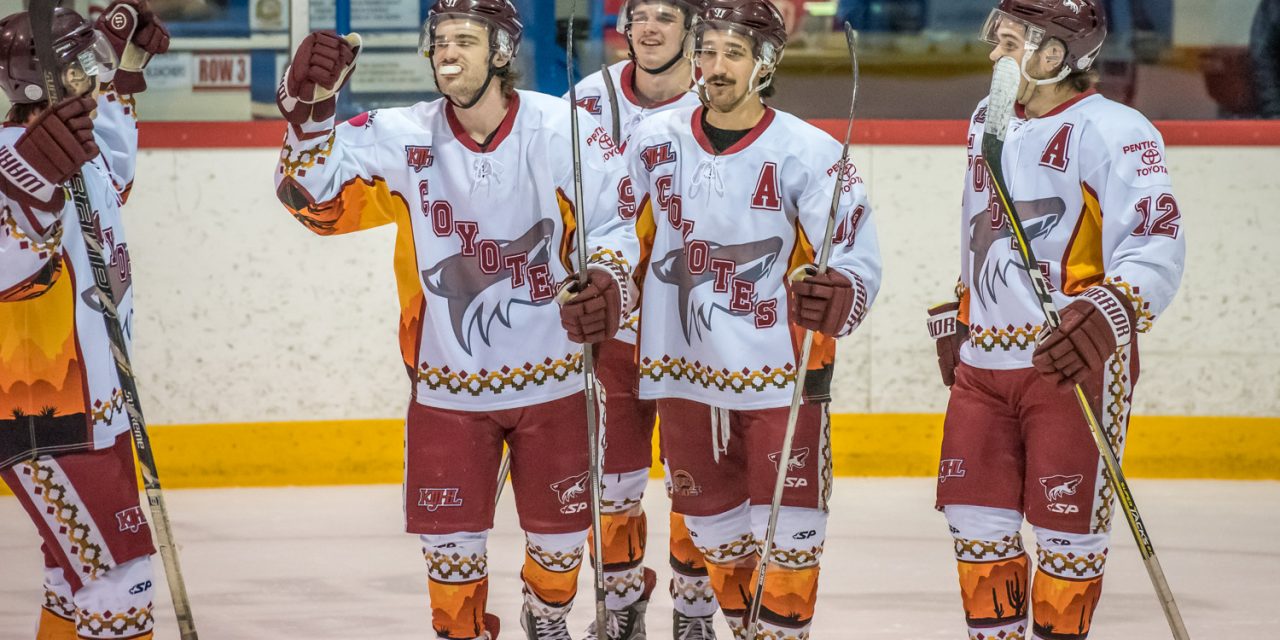 Coyotes’ 5-2 victory over Princeton Monday puts Osoyoos one game away from winning series
