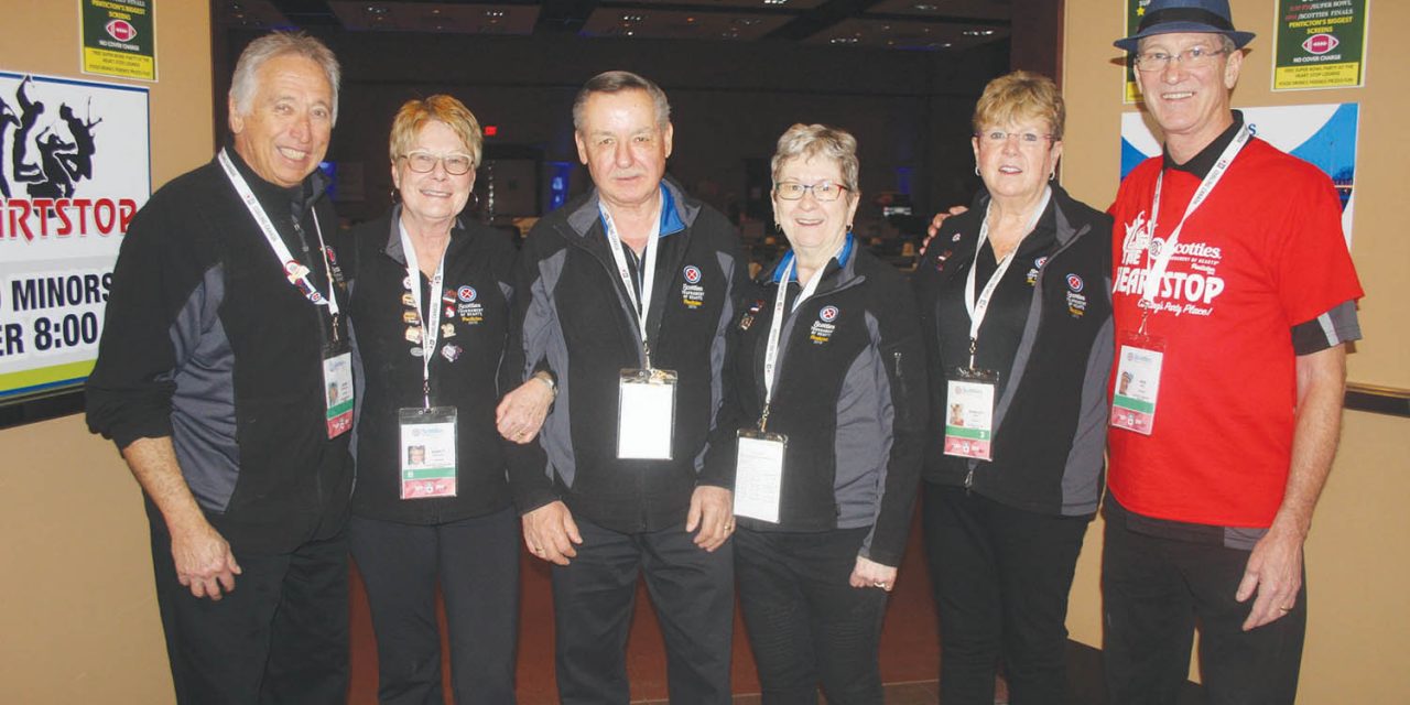 Group of Osoyoos volunteers at Scotties Tournament of Hearts had wonderful time