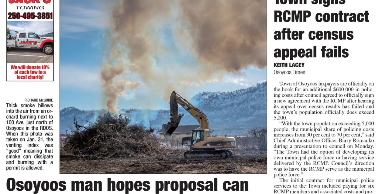 AUDIO: Osoyoos Times top stories for February 7 – CIRO Radio 106.5 FM