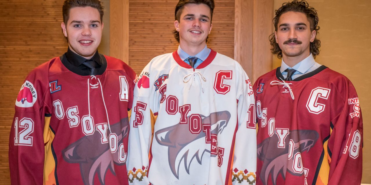 Retiring veterans, upcoming rookies recognized at Coyote awards banquet