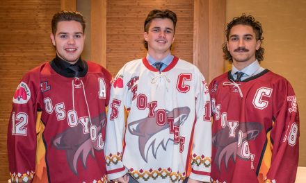 Retiring veterans, upcoming rookies recognized at Coyote awards banquet