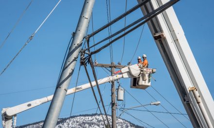 Severely impaired Osoyoos man strikes power pole causing brief outage