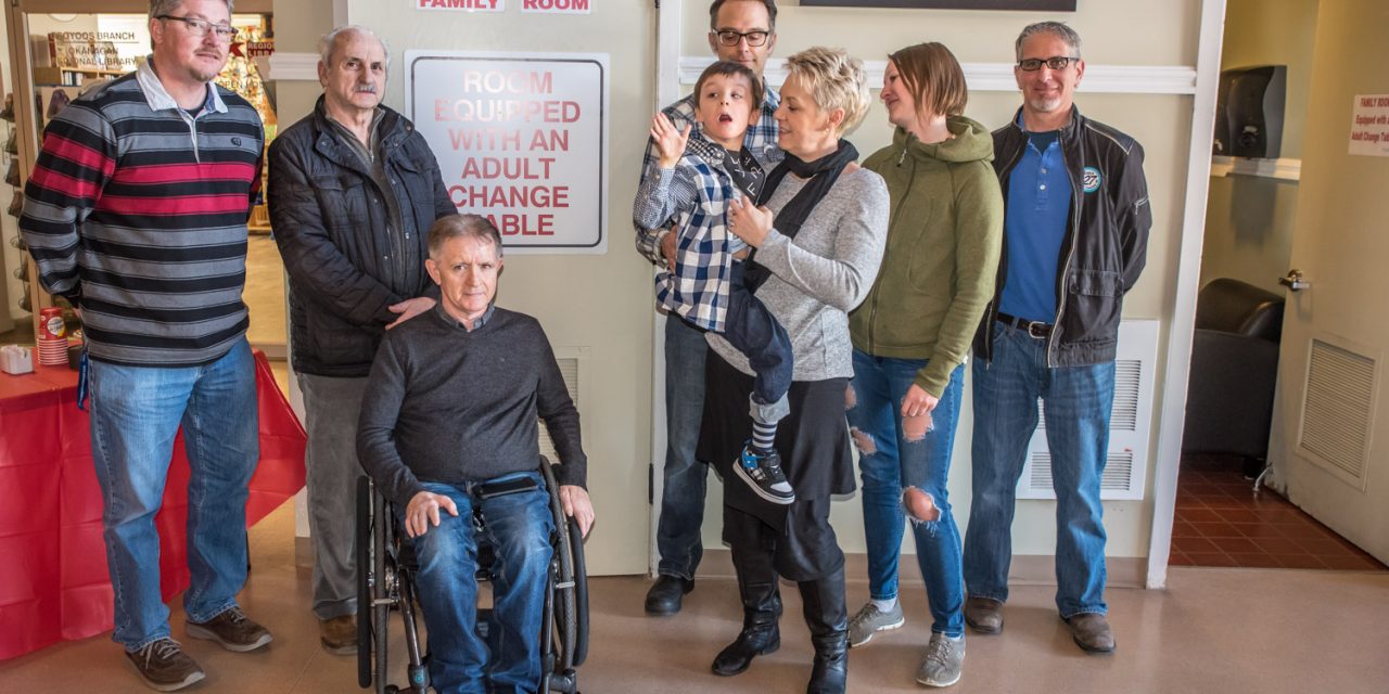 Unfortunate incident leads to new family accessible washroom and change room at the Sonora Centre