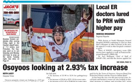 AUDIO: Osoyoos Times top stories for February 28 – CIRO Radio 106.5 FM
