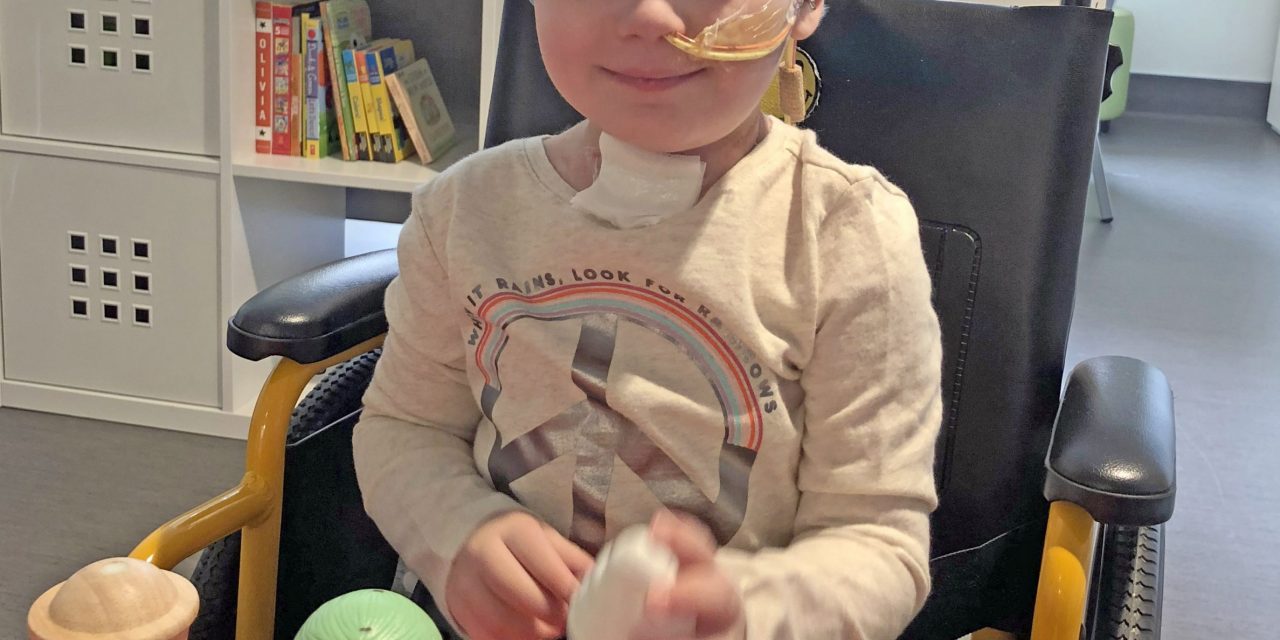 Family expresses profound thanks to community as daughter Ellie, 2, treated for rare type of cancer