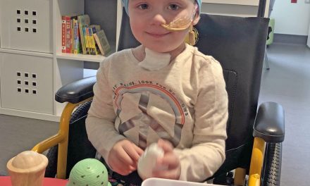 Family expresses profound thanks to community as daughter Ellie, 2, treated for rare type of cancer