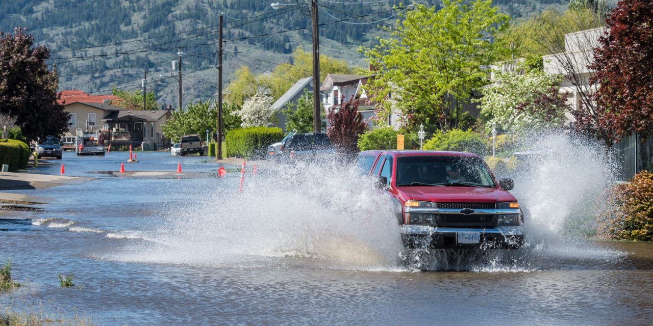 Lake falls more than a foot, Simikameen flow falls by half, but evacuation orders still in effect