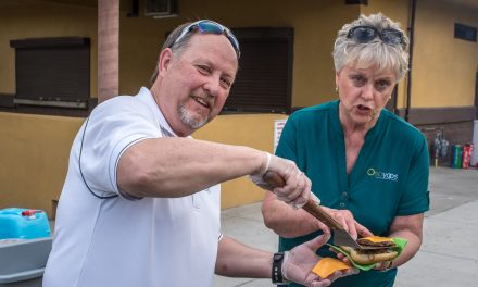 Community barbecue raises funds for wildfire victims