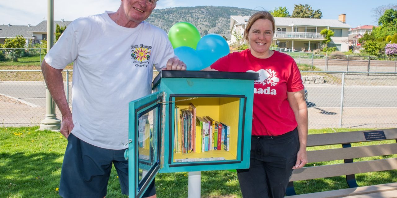 Two ‘Little Libraries’ open at Osoyoos parks