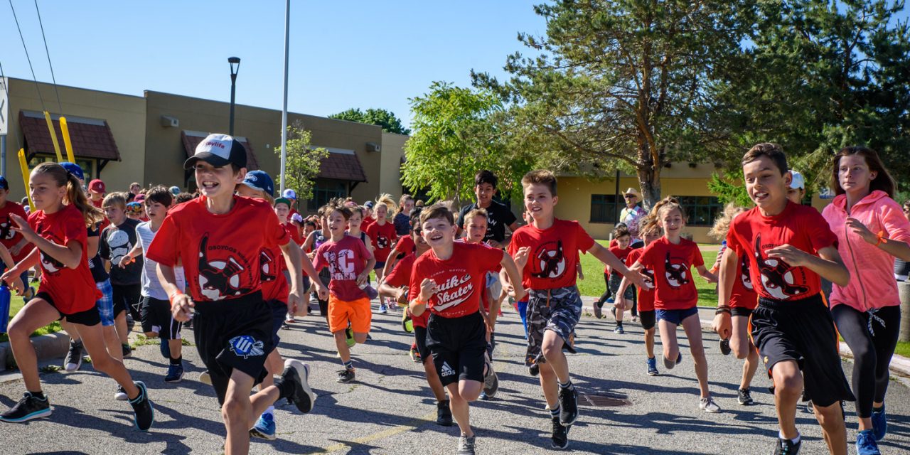 Born to Run — Osoyoos Elementary students take part in Nighthawks 1/5/10K Fun Run