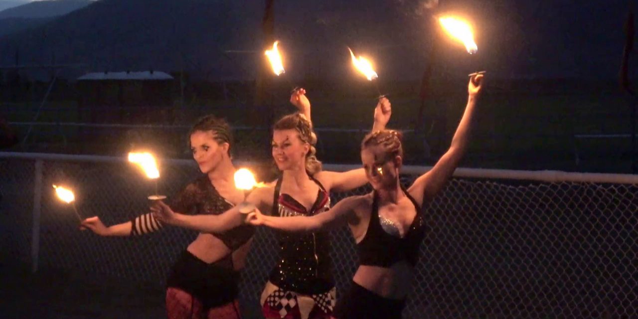 VIDEO: Cosmic CoMotion performs spectacular show Friday at Osoyoos Medieval Faire