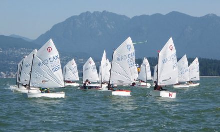 Sailing club holding introductory sailing camps for children in August