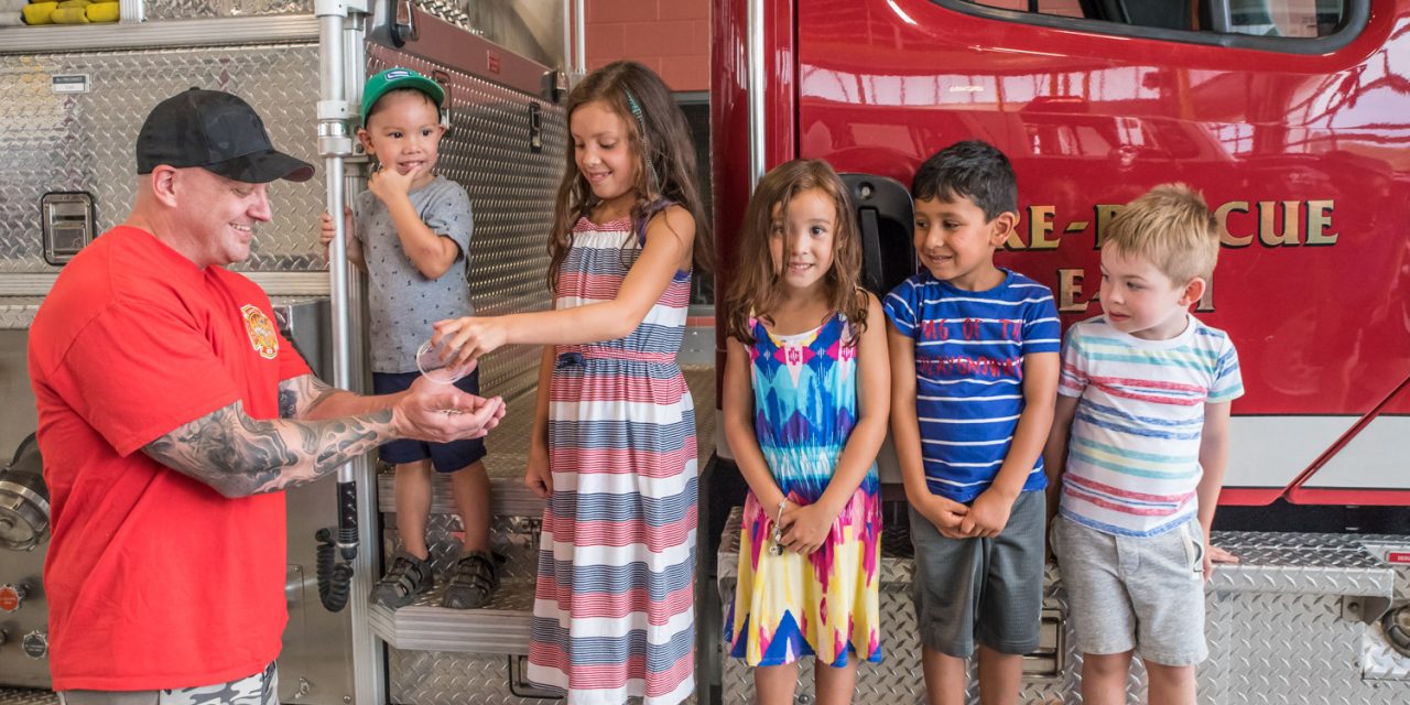 Every nickel counts – kids raise money for fire department with lemonade stand