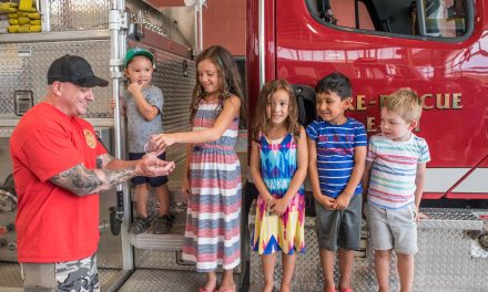 Every nickel counts – kids raise money for fire department with lemonade stand