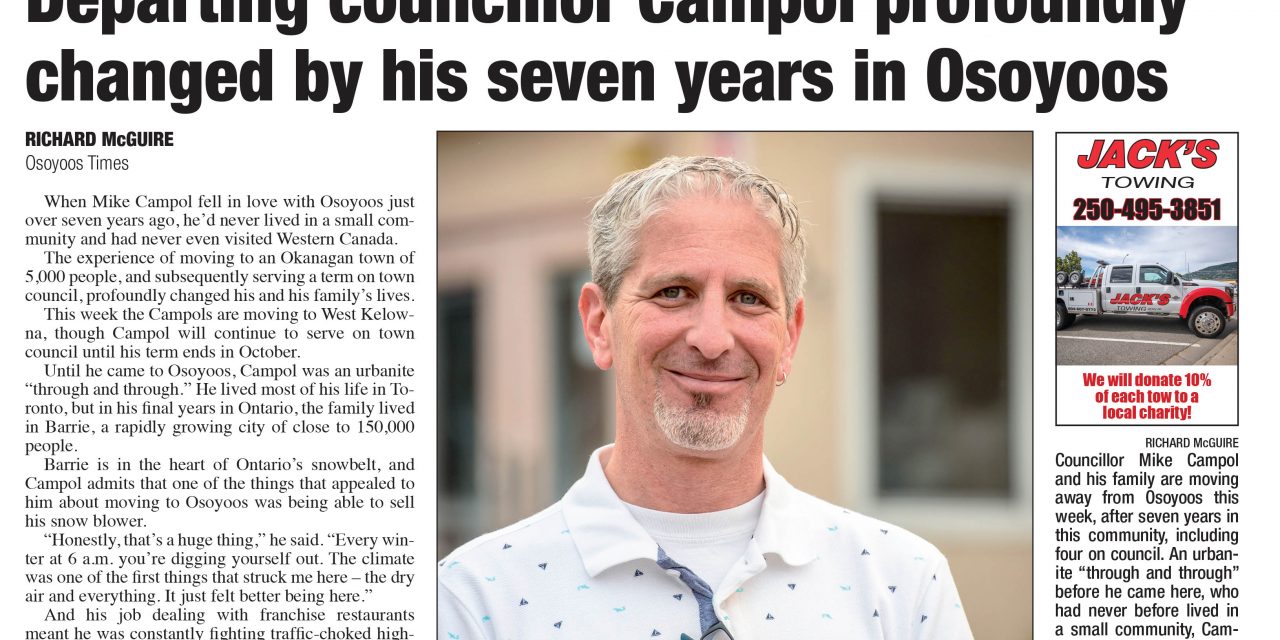 AUDIO: Osoyoos Times top stories for August 29 – CIRO Radio 106.5 FM