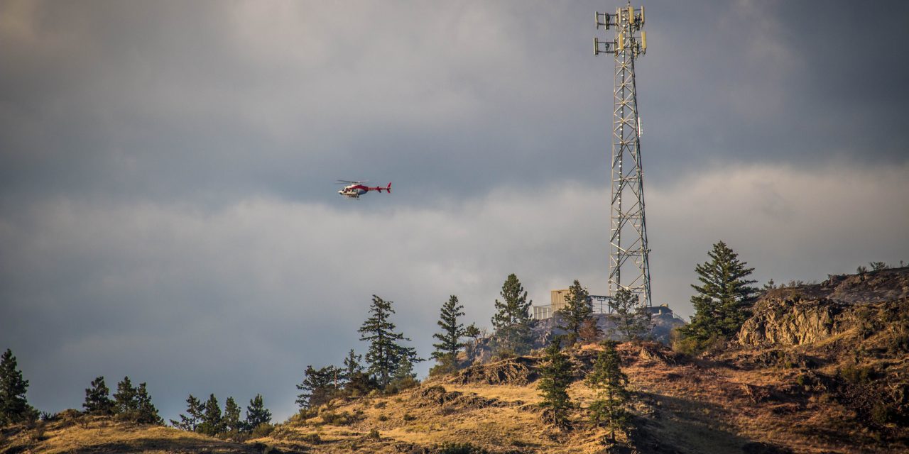 Wildfire sparks on Oliver Mountain