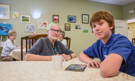 Dedicated 12-year-old volunteer brings joy to residents at Sunshine Ridge