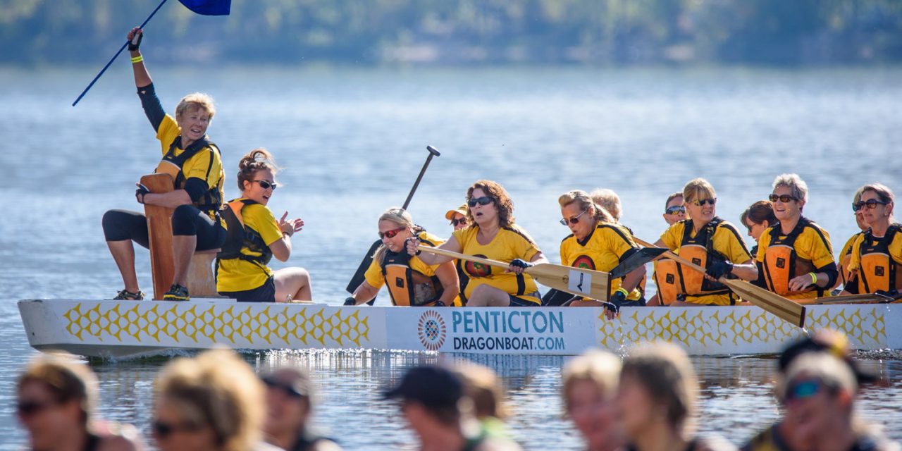 Dragon boaters happy with first Osoyoos Flag Race