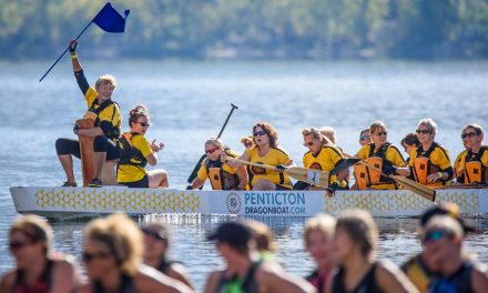 Dragon boaters happy with first Osoyoos Flag Race