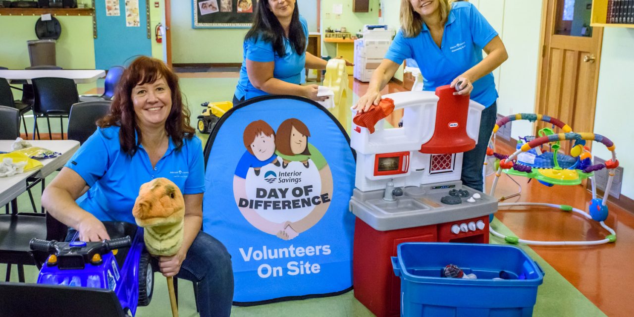 Interior Savings staff helps out in community on ‘Day of Difference’