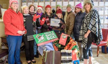 Royal LePage Desert Oasis Realty again collecting  blankets and warm clothing, as well as doing SPCA drive
