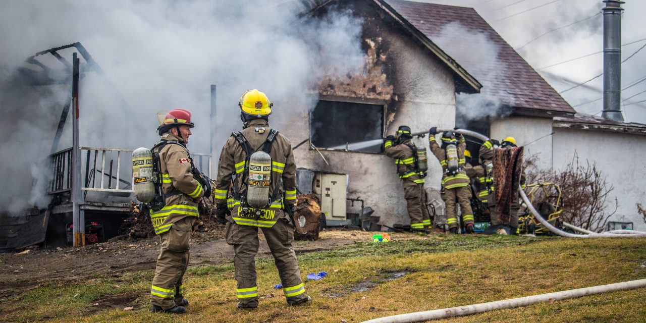 Home on 92 Ave goes up in flames