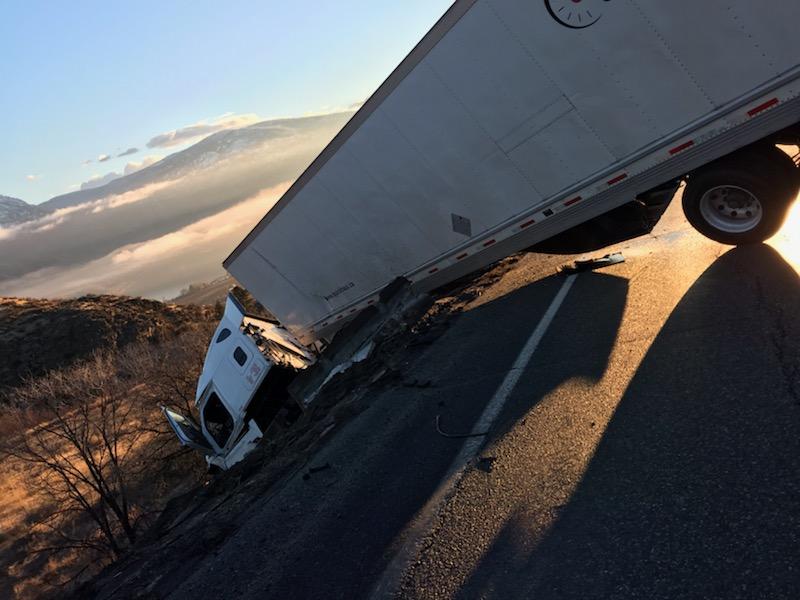 Highway 3 closed after vehicle goes off road