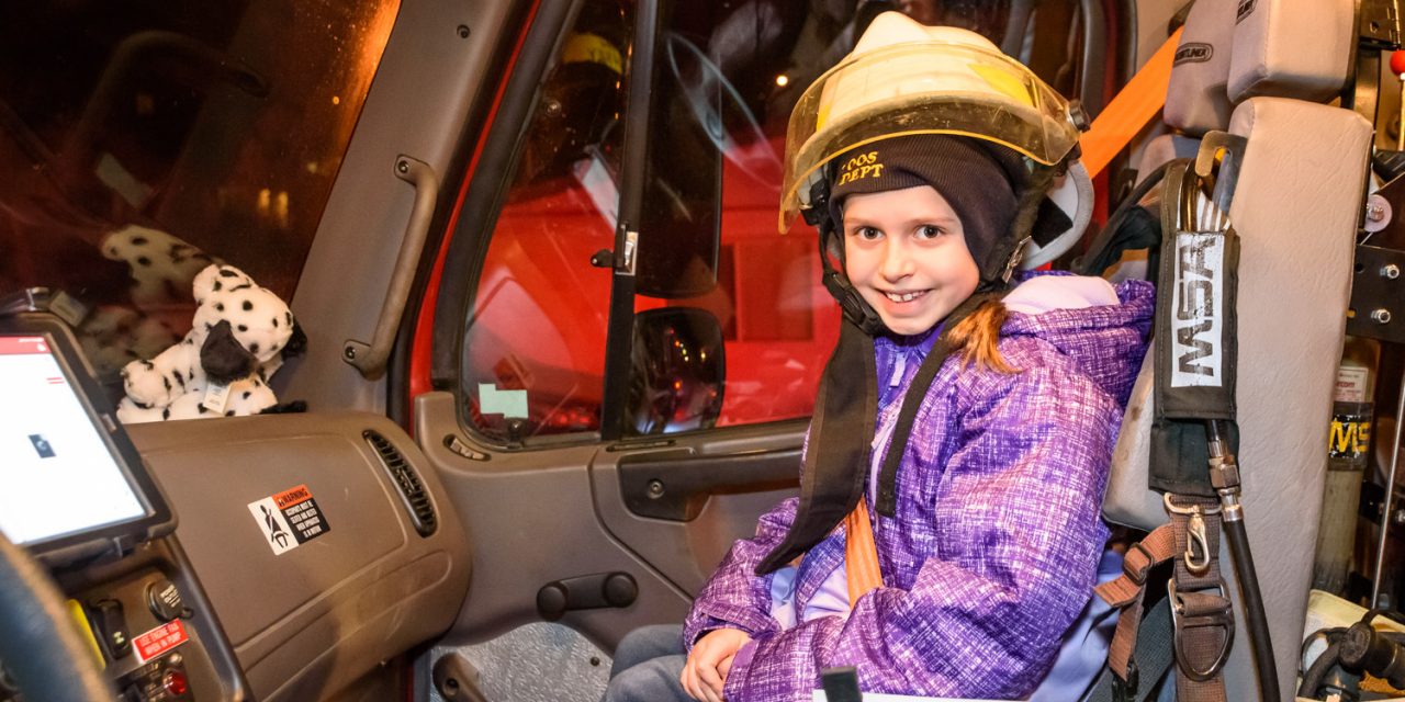 Girl, 8, named ‘Junior Fire Chief’ after winning colouring contest