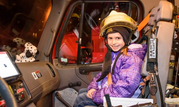 Girl, 8, named ‘Junior Fire Chief’ after winning colouring contest