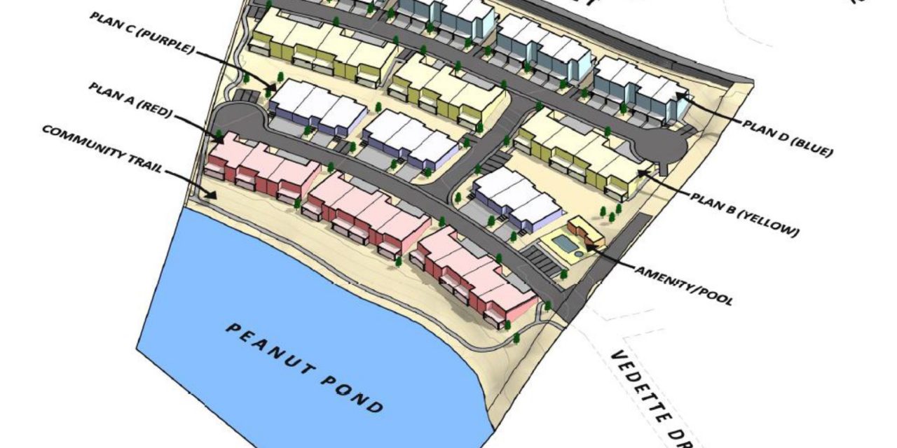 Large townhome project planned at Peanut Lake