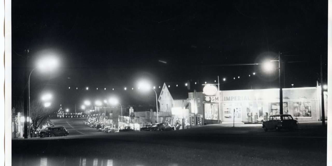 The Way We Were: Christmas trees on Main Street