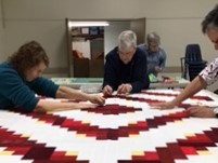 Quilters Guild holding a work bee