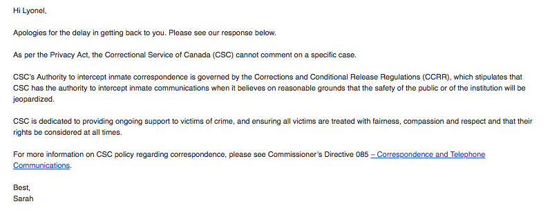 Editorial: Something fishy here about inmate letters