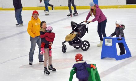 Celebratory skating