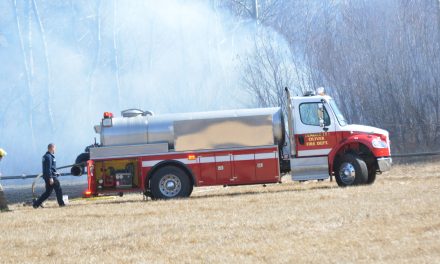 Grass fire started from neighbour’s burn pile