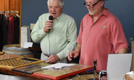 Volunteers celebrated by the Oliver Curling Club