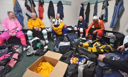 Aging hockey players relive their youth at 55+ Wine Capital Hockey Tournament
