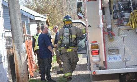 Garbage fire at “problem” residence