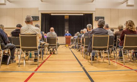 Cannings brushes off catcalls at park meeting