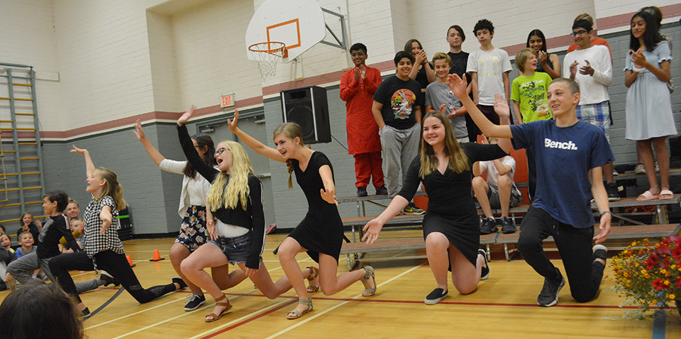 Grade 7s say goodbye to Tuc-el-Nuit Elementary