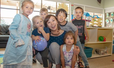 Cabinet minister pops into local daycare