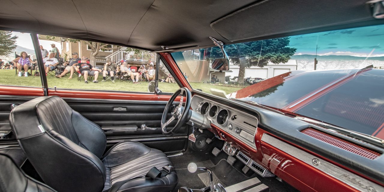 Car show at winery