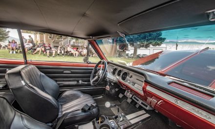 Car show at winery