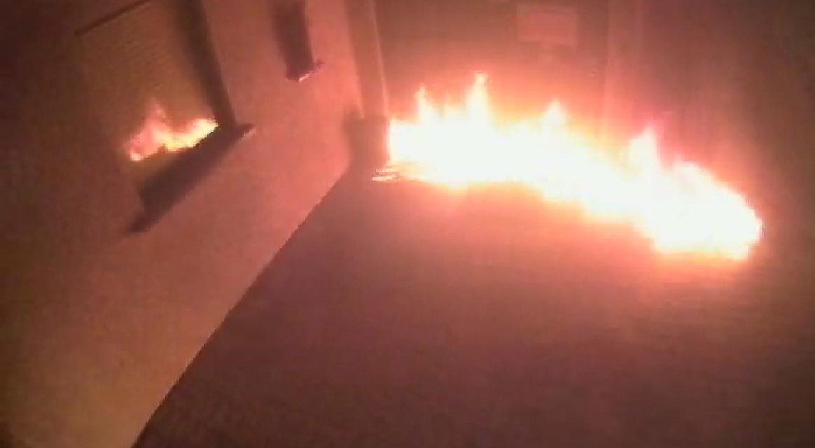 Firefighters control blaze at Acacia Ct. and Oleander Dr.