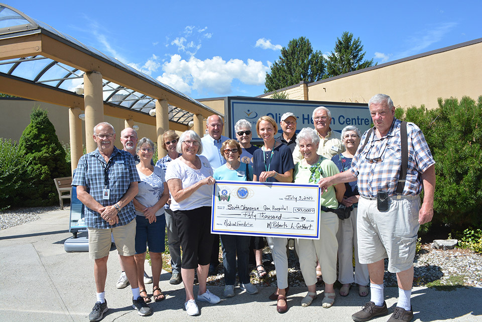 Kiwanis donates $50,000 to ER upgrade