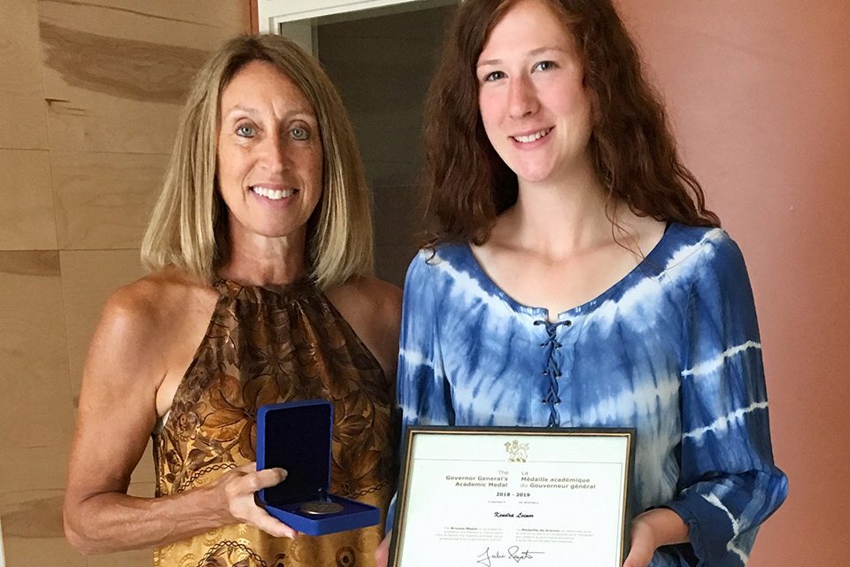 Oliver student wins Governor General Award