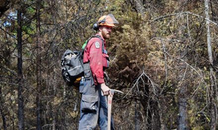 Fighting fire with fire on Eagle Bluff